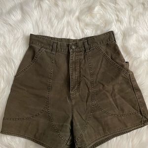 High waist vintage shorts